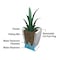 Mayne Acadia 18in Tall Planter - Black 5915-B - alternate 6